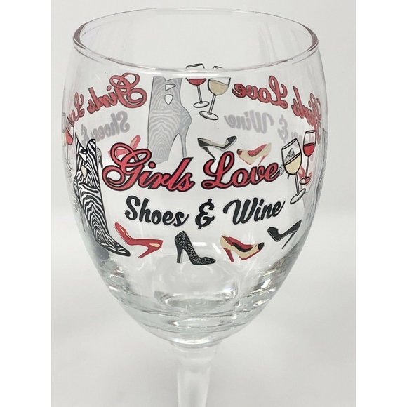 Cristar Wine Glasses - Girls Theme!  Girls Are Fabulous Fashion Diva Girls‎ Love - Picture 3 of 6